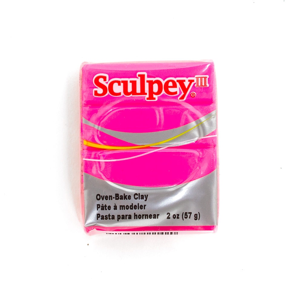 Polyform, Sculpey III, Oven Bake, Clay, 2oz, Candy Pink